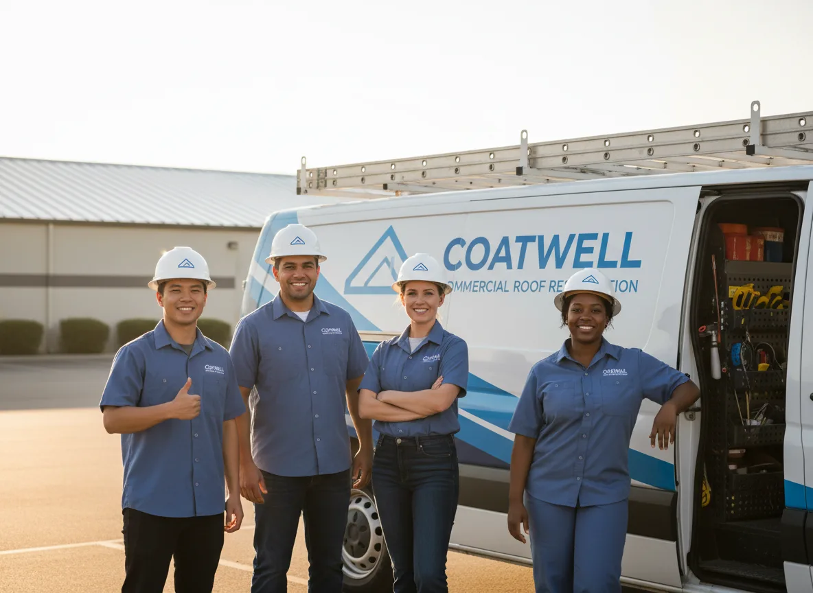 Commercial roof coating company in Goshen, MA
